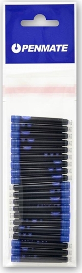 Изображение Naboje atramentowe Virtuo niebieski 20szt PENMATE