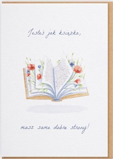 Picture of Nadwyraz.com Karnet - Jeste jak ksika, masz same dobre...