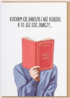 Attēls no Nadwyraz.com Karnet - Kocham Ci bardziej ni ksiki, a to...