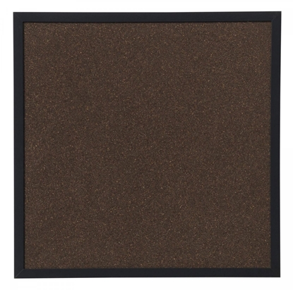Attēls no NAGA Opslagstavle 60x60 cm mørkebrunt kork med sort ramme