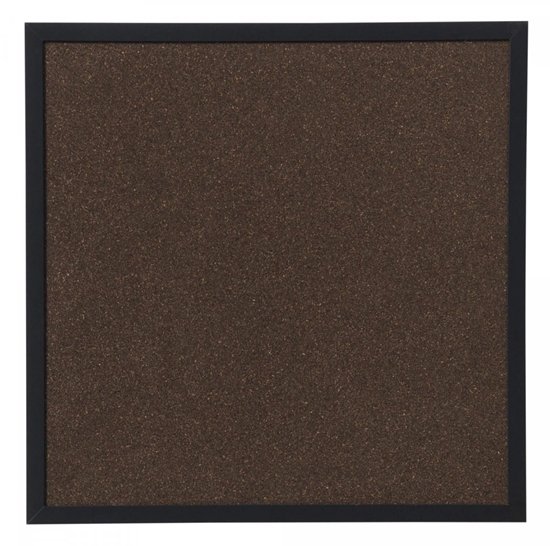 Picture of NAGA Opslagstavle 60x60 cm mørkebrunt kork med sort ramme