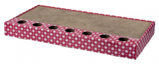 Picture of Nagu asināmais : Trixie  Scratching cardboard with