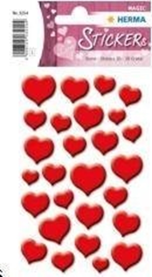 Picture of Naklejka Magic czerwone serca