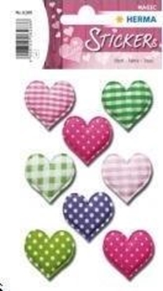 Picture of Naklejka Magic puchowe serca