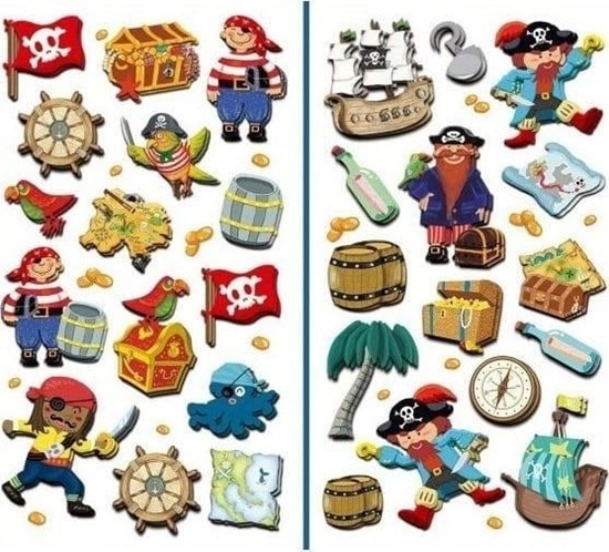 Picture of Naklejki 3D piraci MIX