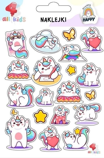 Изображение Naklejki dla dzieci Kotki jednoroce