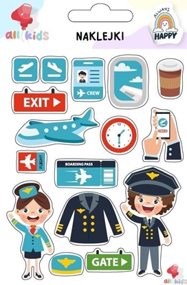 Изображение Naklejki dla dzieci Na lotnisku