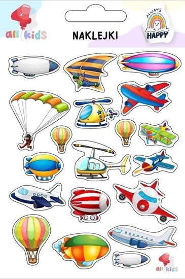 Изображение Naklejki dla dzieci Samoloty 2