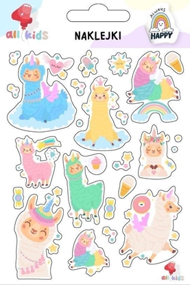 Изображение Naklejki dla dzieci Wesoe lamy