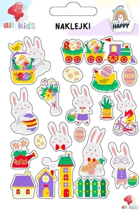 Изображение Naklejki dla dzieci Wielkanoc Zajce