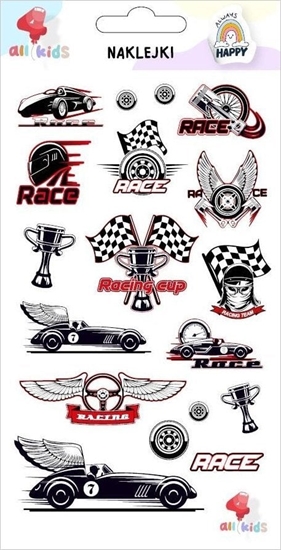 Изображение Naklejki dla dzieci Wycigi
