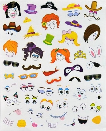 Изображение Naklejki do zdobienia pisanek - buki