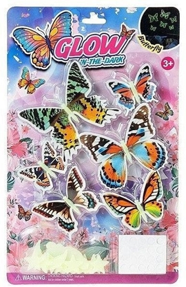 Изображение Naklejki fluo na cian motyle 34,5x21,5x1,5cm