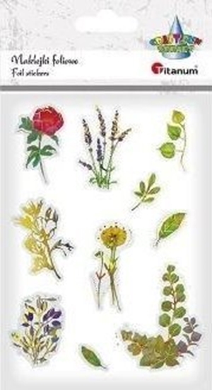 Picture of Naklejki foliowe kwiaty 10szt
