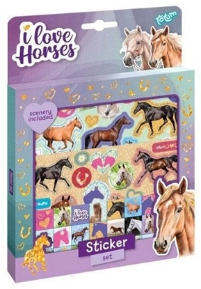 Attēls no Naklejki I love horses EDUKAMP
