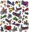 Attēls no Naklejki motocykle 34szt