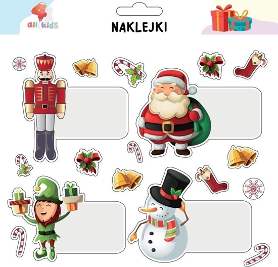 Изображение Naklejki na prezenty Boe Narodzenie 6