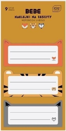 Picture of Naklejki na zeszyt BB Friend Boys 9szt