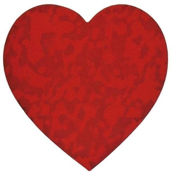 Изображение Naklejki papierowe na tamie Serce 500szt
