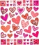 Attēls no Naklejki serca 57szt