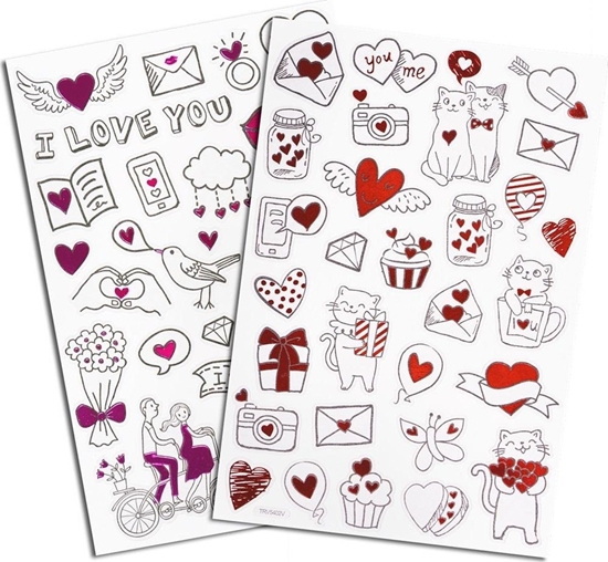 Изображение Naklejki serduszka na wesoo