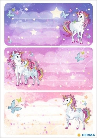 Picture of Naklejki szkolne - Jednoroce 6szt