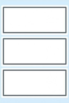 Picture of Naklejki szkolne biae 18szt