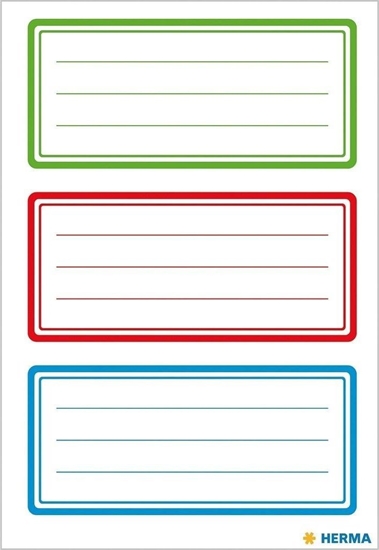 Picture of Naklejki szkolne ramki 3 kolory 18szt