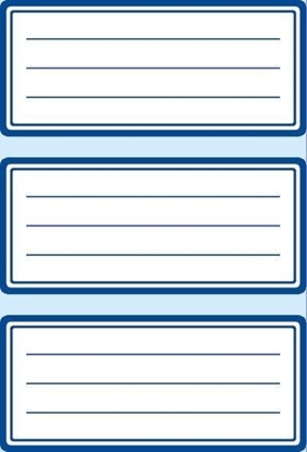 Picture of Naklejki szkolne ramki granatowe 18szt