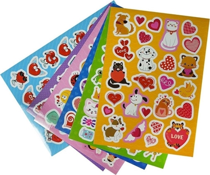 Изображение Naklejki urocze walentynkowe MIX