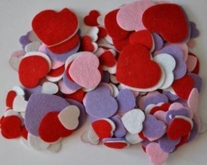 Picture of Naklejki z filcu serca 200szt