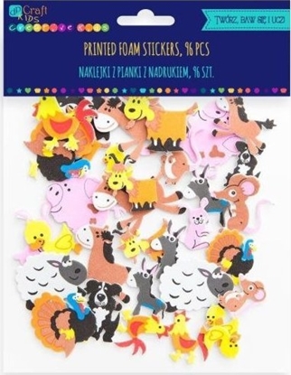 Attēls no NAKLEJKI Z PIANKI Z NADRUKIEM - FARMA, 96 SZT