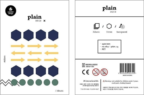 Picture of Naklejki Znaczniki #23 Geo 3 ark.