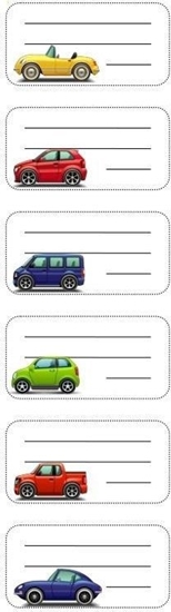 Picture of Nalepki na zeszyt NSN04