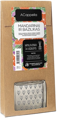 Attēls no Nam kvapas su lazdelmis ACappella Mandarinai ir bazilikas, 100 ml