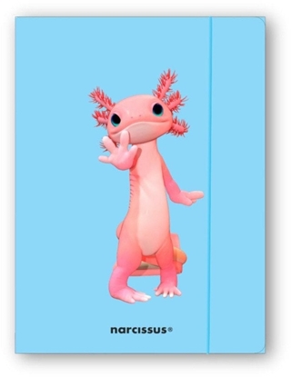 Изображение Narcissus Teczka A4+ z gumk Teddies&Aksolotl