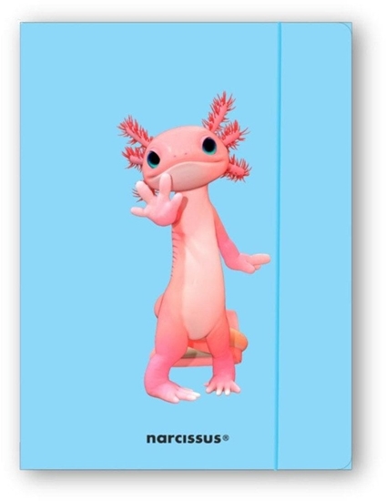 Изображение Narcissus Teczka A4+ z gumk Teddies&Aksolotl