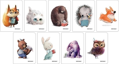 Изображение Narcissus Zeszyt A5/32K kratka PP Fun (9szt)