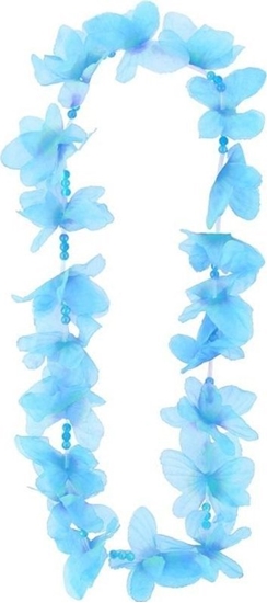 Picture of Naszyjnik hawajski Motylki turkusowy