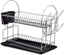 Picture of NAVA Suszarka na naczynia, talerze, kubki, sztuce, srebrno- czarna, ociekacz do naczy, talerzy, kubków