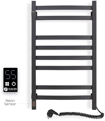 Picture of Navin Electric towel dryer Navin Avalon 480*800 Sensor right black 12-203053-4880