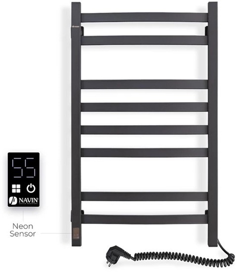 Picture of Navin Electric towel dryer Navin Avalon 480*800 Sensor right black 12-203053-4880