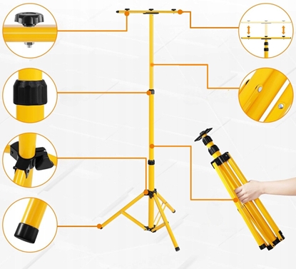 Изображение NAWIETLACZ LED ZE STATYWEM 1x100W 6000K  220-240V 9000lm LTC LIGHT
