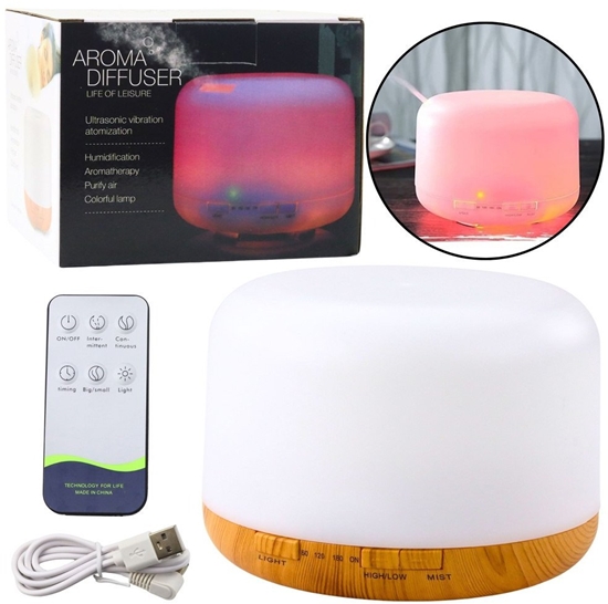 Picture of Nawilacz Powietrza Dyfuzor Aromaterapia Lampka Nocna LED Pilot 300ml