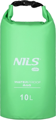 Изображение NC17103 KARIMATA SKADANA TURYSTYCZNA Z PODBICIEM ALUMINIOWYM + XPE 195 CM ZIELONA NILS CAMP