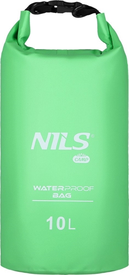 Изображение NC17103 KARIMATA SKADANA TURYSTYCZNA Z PODBICIEM ALUMINIOWYM + XPE 195 CM ZIELONA NILS CAMP