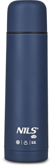 Изображение NC3803 TERMOS TURYSTYCZNY 500 ML NIEBIESKI NILS CAMP