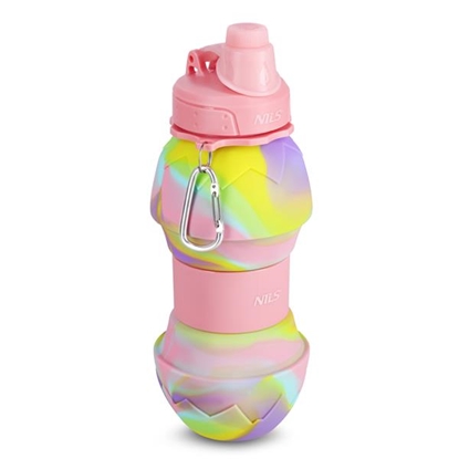 Attēls no NC4102 Salokāma silikona pudele 700ml Rozā Nils