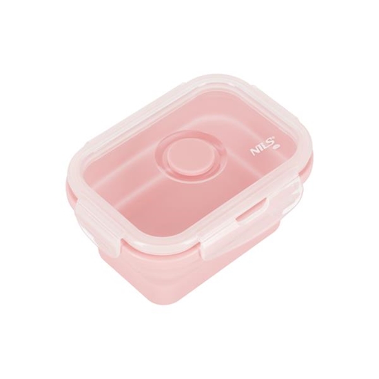 Изображение NC4105 Salokāms trauks/pusdienu kaste, rozā, 355 ml, Nils Camp