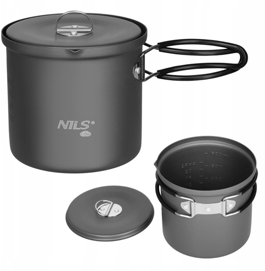 Изображение NC4202 GARNEK TURYSTYCZNY ALUMINIOWY Z POKRYWK 1000ML NILS CAMP